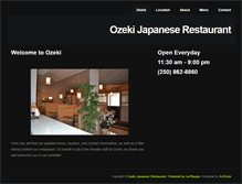 Tablet Screenshot of ozeki.ca